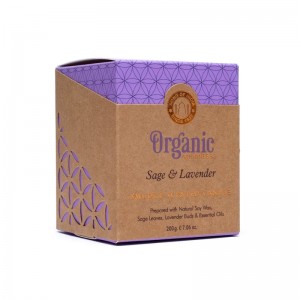 Αρωματικό Κερί Organic Goodness Φασκόμηλο & Λεβάντα - Sage & Lavender